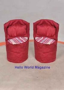 Doll Chair from Toilet Paper Tube
