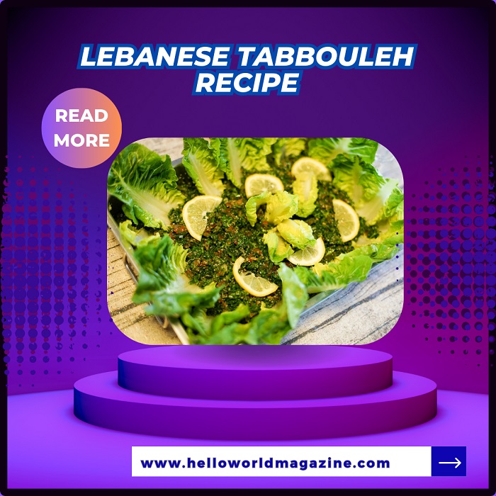 Palestinian Tabbouleh Salad Recipe