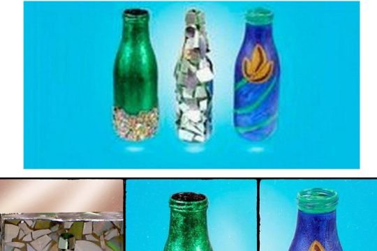 4 Ways to Make Vase From Bottle