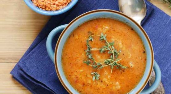 Homemade Vegan Egyptian Lentil Soup Recipe