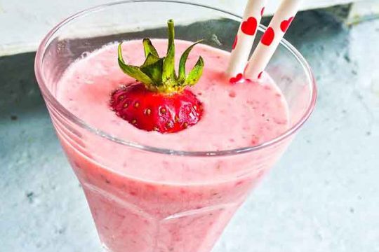 Strawberry Milkshake Recipe Free Fat for Diet