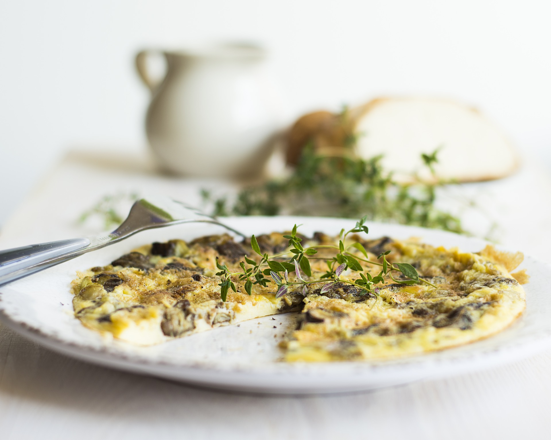 Scrambled Eggs with Mushrooms & Parsley Recipe