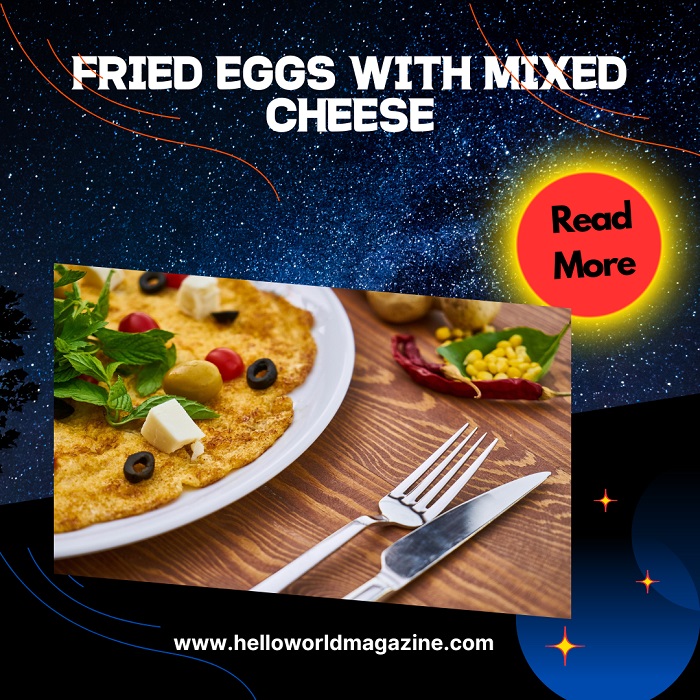 Scrambled Eggs with Mixed Cheese