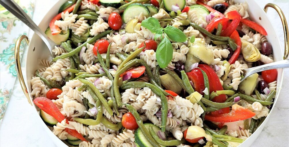 Fusilli Pasta Salad with Mix Vegetables Recipe
