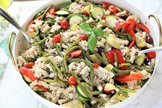 Fusilli Pasta Salad with Mix Vegetables Recipe