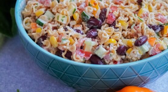 (Corn Salad with Mayonnaise & Red Beans Recipe