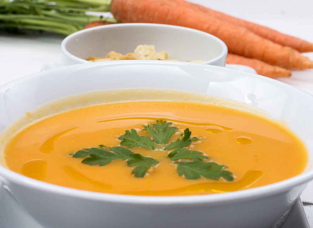 (Carrot Soup with Cooking Cream Recipe