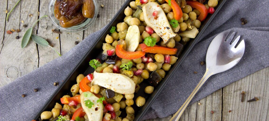 Vegetable Chickpea Salad Recipe