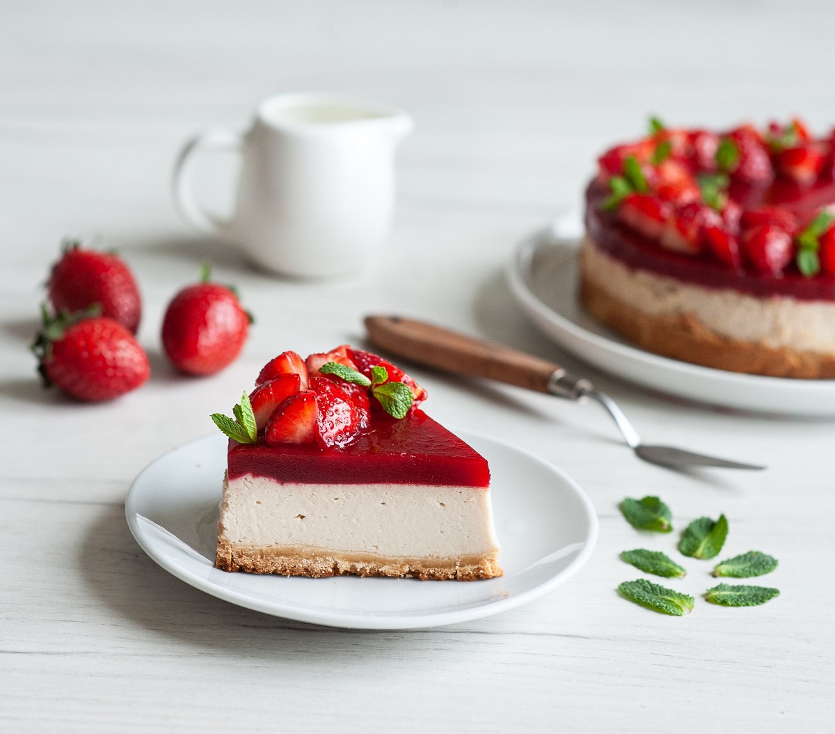 Strawberry Cheesecake Recipe with Strawberry Jam