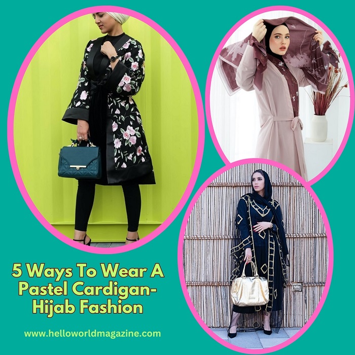 style cardigan hijab