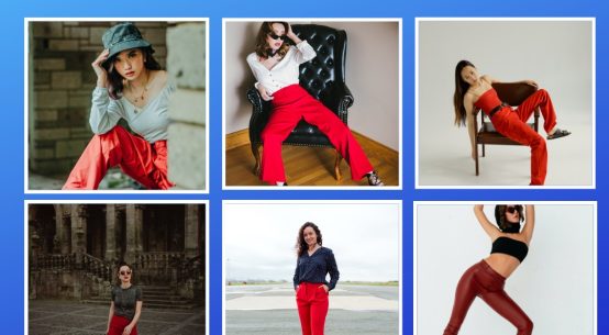 What are the best ways to wear red pants for women?