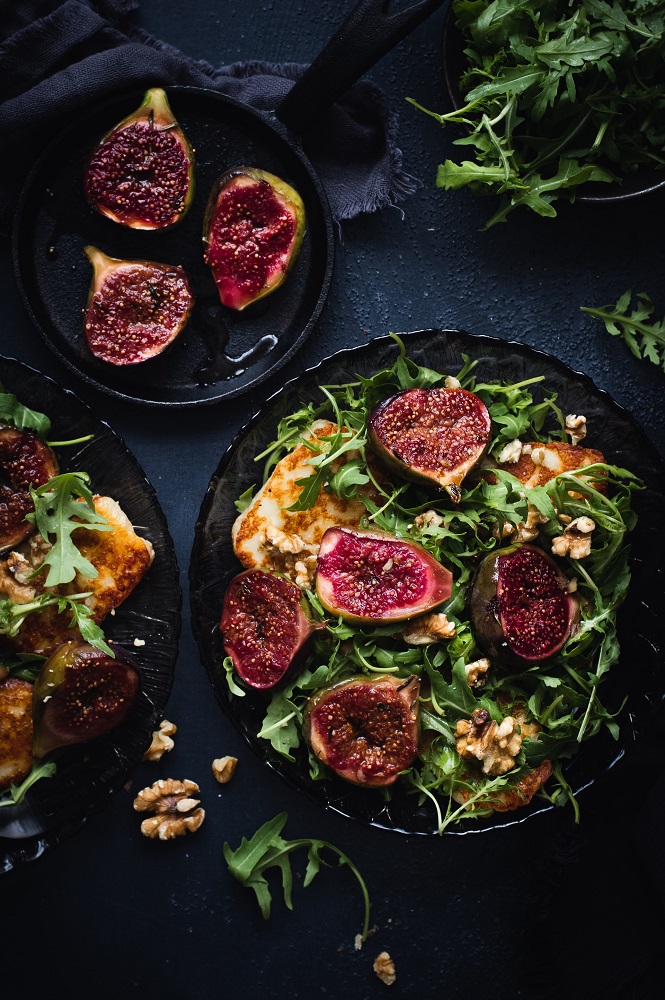 Fig with Watercress & Mustard Salad Recipe