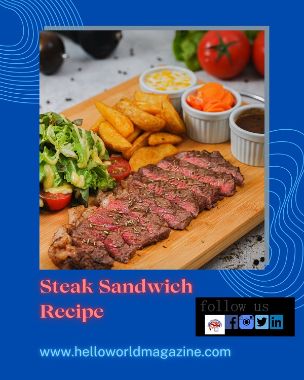 Creamy Beef Steak Sandwich Recipe