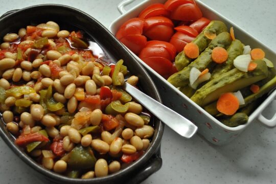 White Bean Salad Recipe with Basil for Diet