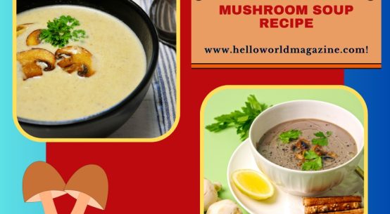 Easy Fresh Mushroom Soup Recipe with Cooking Cream
