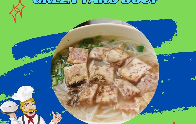 How to make cooked healthy taro soup?