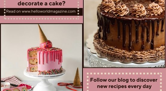 How to prepare the decorating cream for a birthday cake?