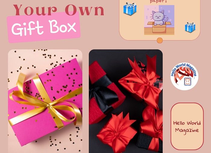 How do I make a gift box out of paper?