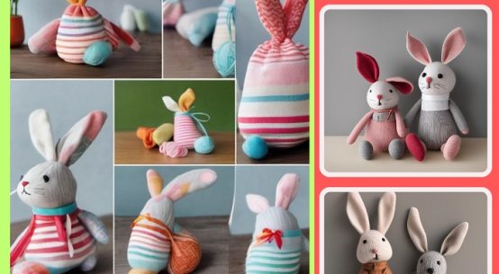 Make a sock bunny without sewing by using this simple DIY method