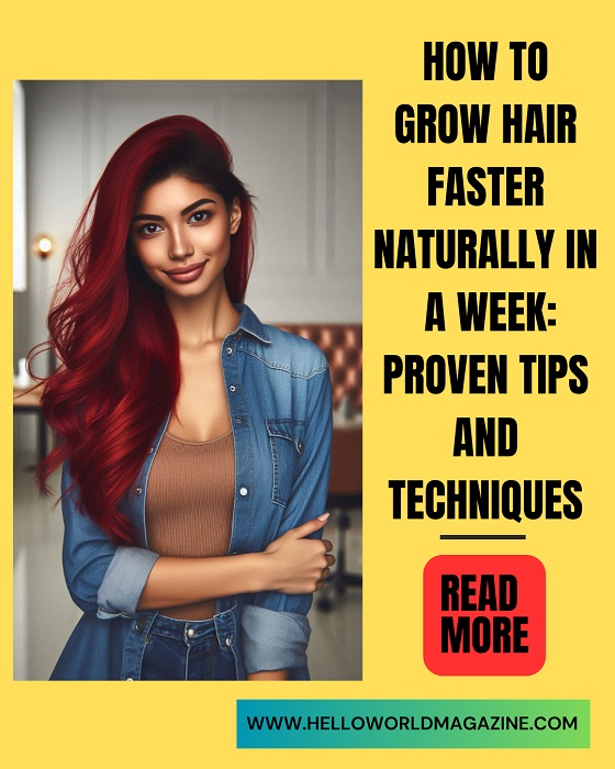 How to Grow Hair Faster Naturally in a Week: Proven Tips and Techniques ...